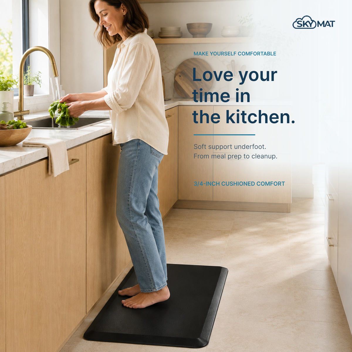 Sky Solutions Black 20" x 32" mat — product detail 2
