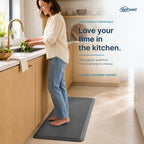 Sky Solutions Grey 20" x 39" mat — product detail 2