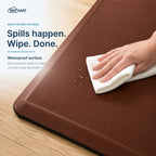 Sky Solutions Chocolate Brown mat — memory foam detail