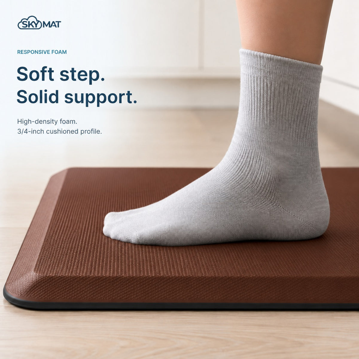 Sky Solutions Chocolate Brown mat — easy care