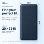 Sky Solutions Dark Blue 20" x 39" mat — product detail 7