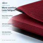 Sky Solutions Burgundy mat — cushioned comfort