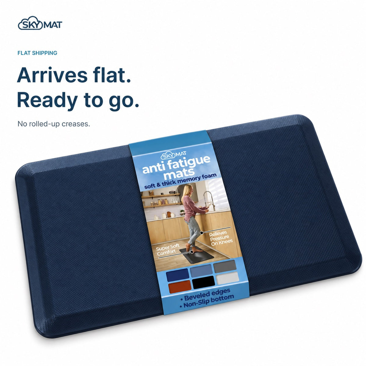 Sky Solutions Dark Blue 20" x 32" mat — product detail 8