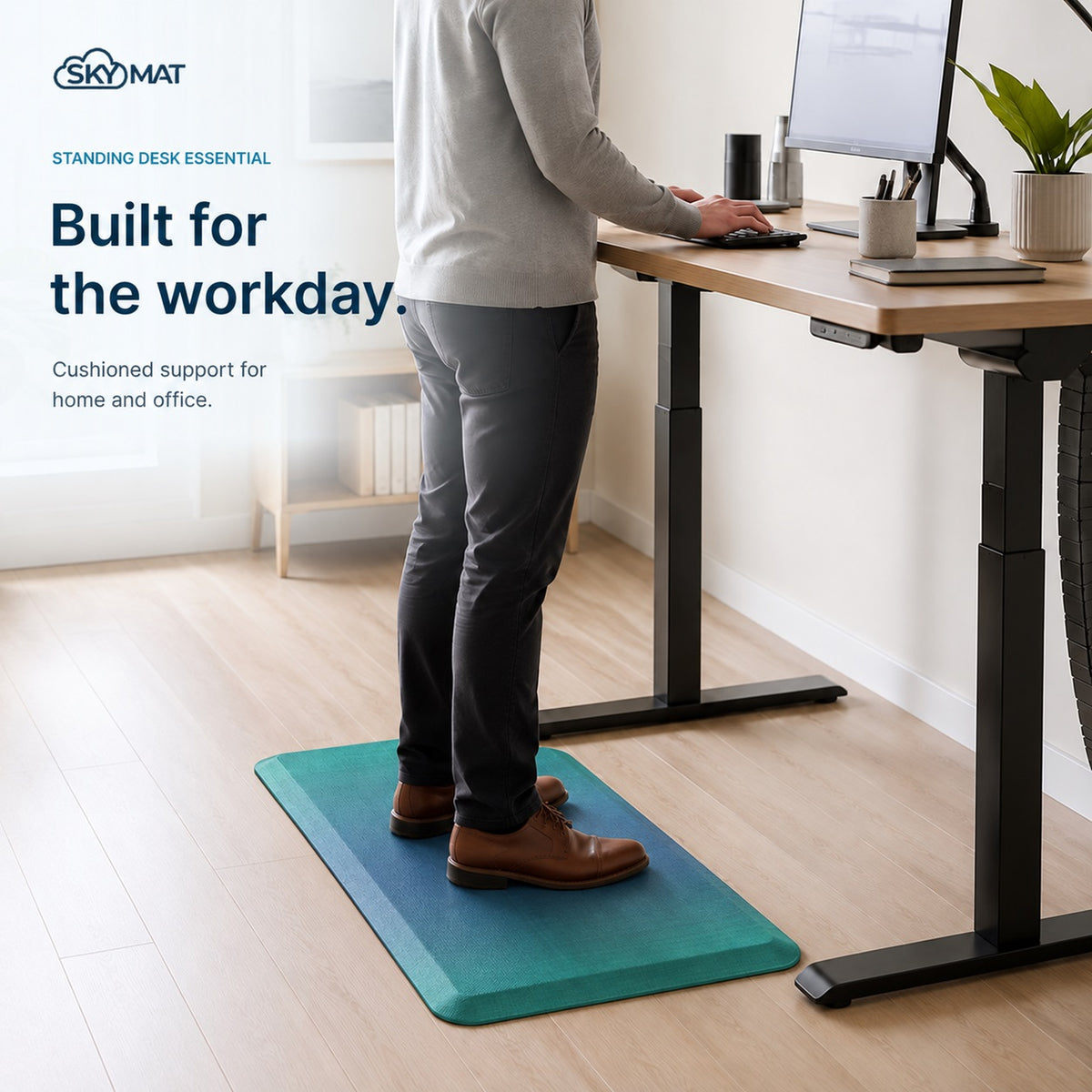 Sky Solutions Green Ombré 20" x 39" mat — product detail 3