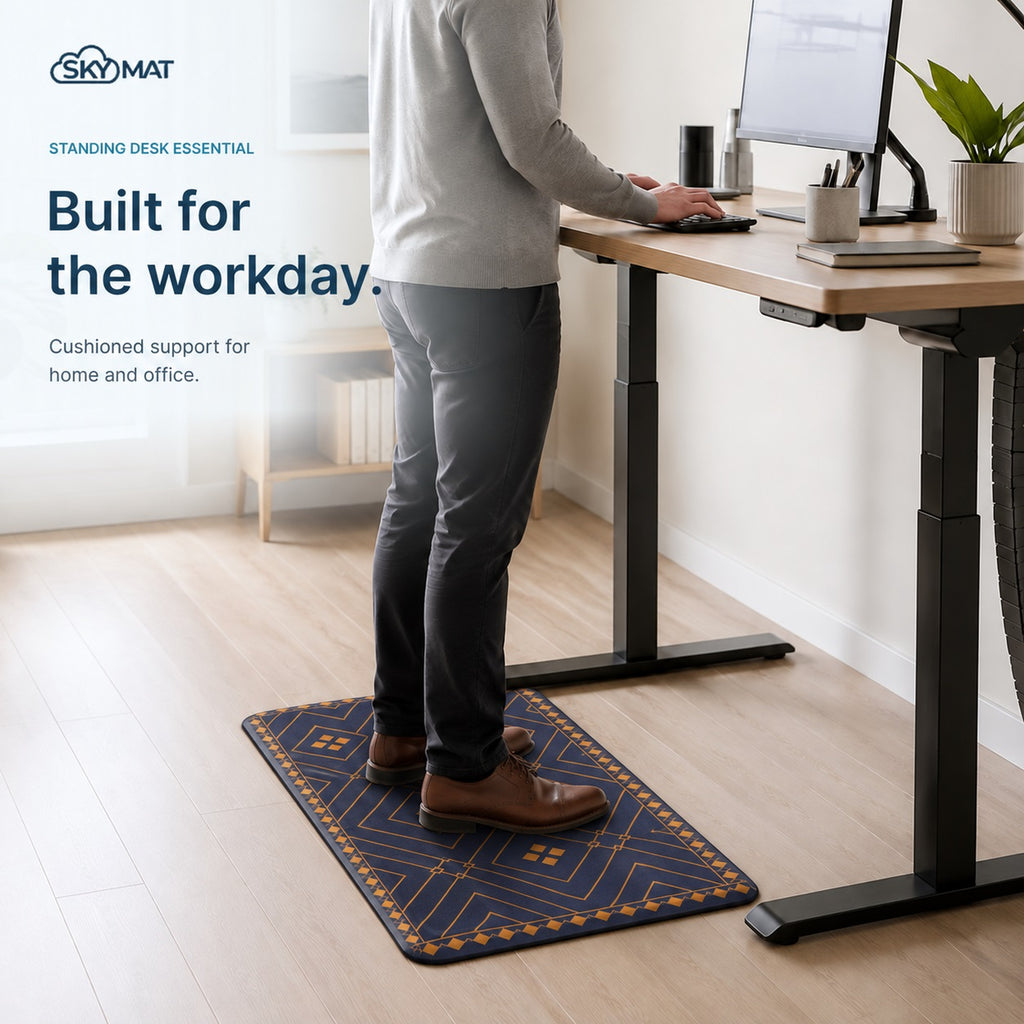 Sky Solutions Indigo Deco 20" x 32" mat — product detail 3
