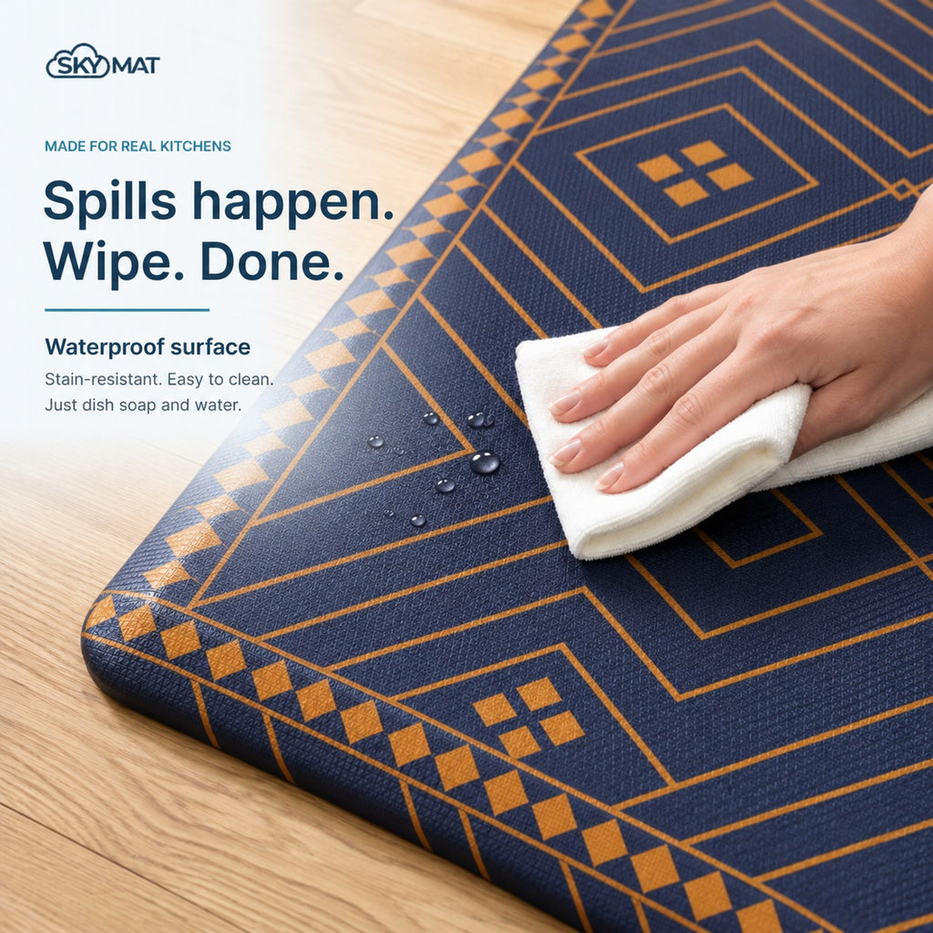 Sky Solutions Indigo Deco 20" x 32" mat — product detail 4