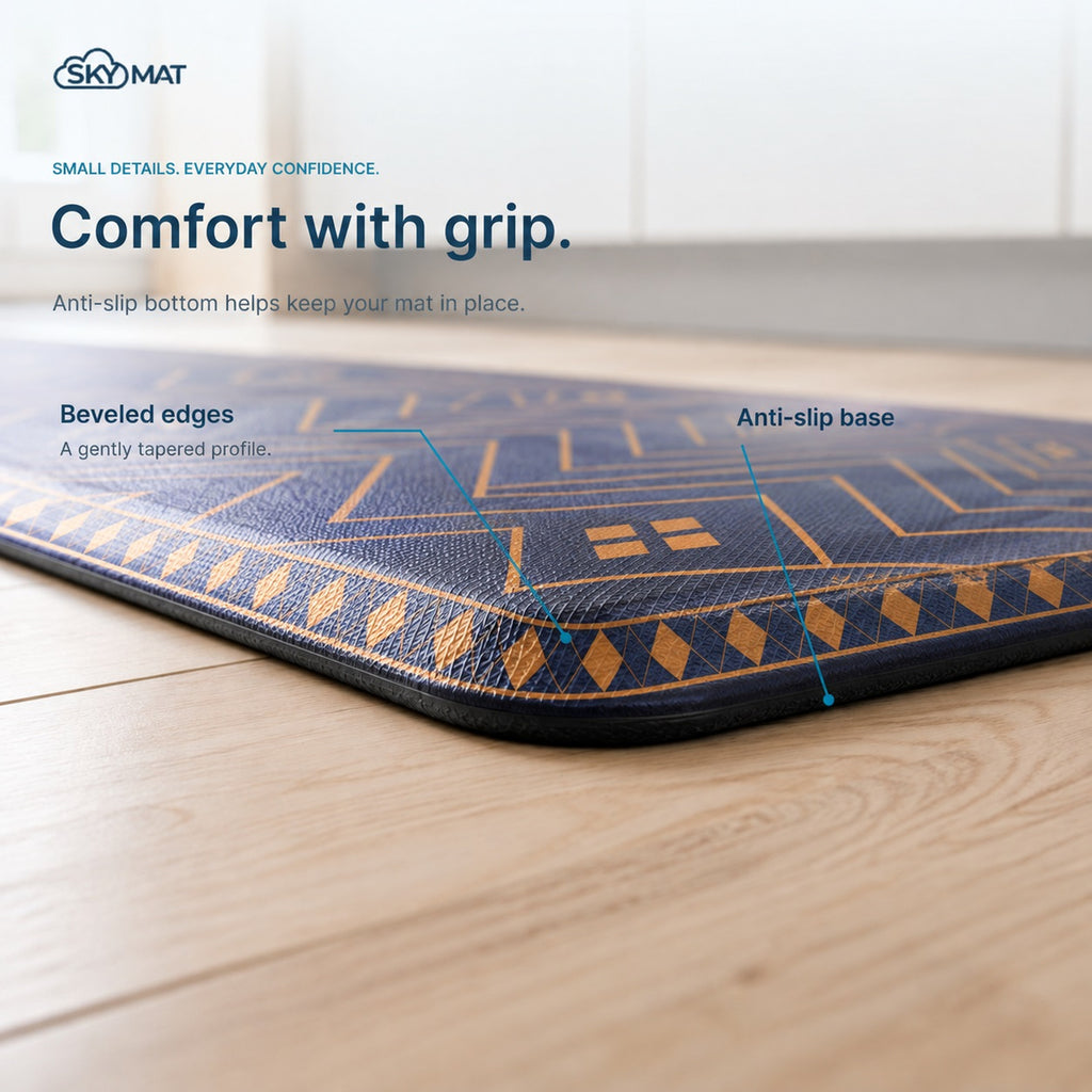 Sky Solutions Indigo Deco 20" x 32" mat — product detail 5