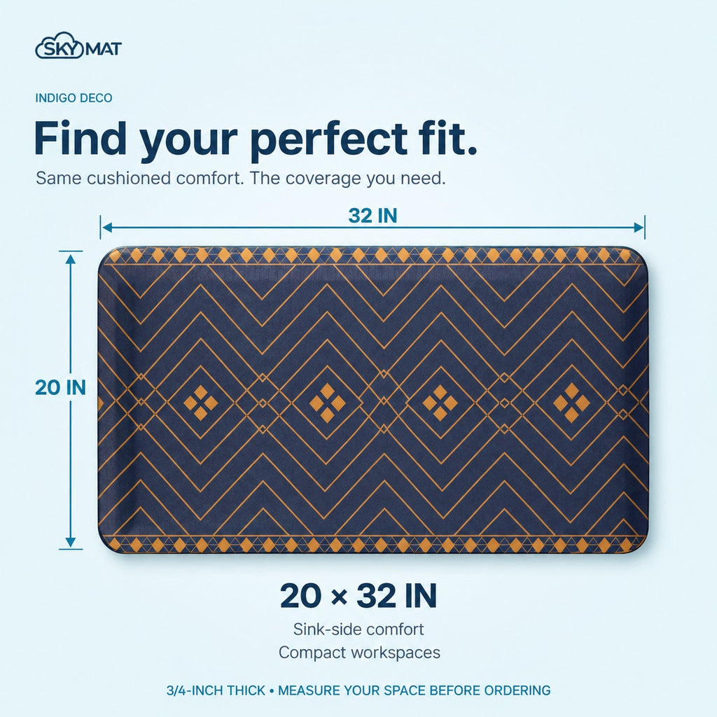 Sky Solutions Indigo Deco 20" x 32" mat — product detail 7