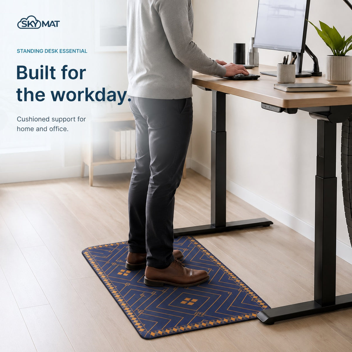 Sky Solutions Indigo Deco 20" x 39" mat — product detail 3