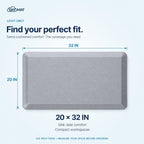 Sky Solutions Light Grey 20" x 32" mat — product detail 7