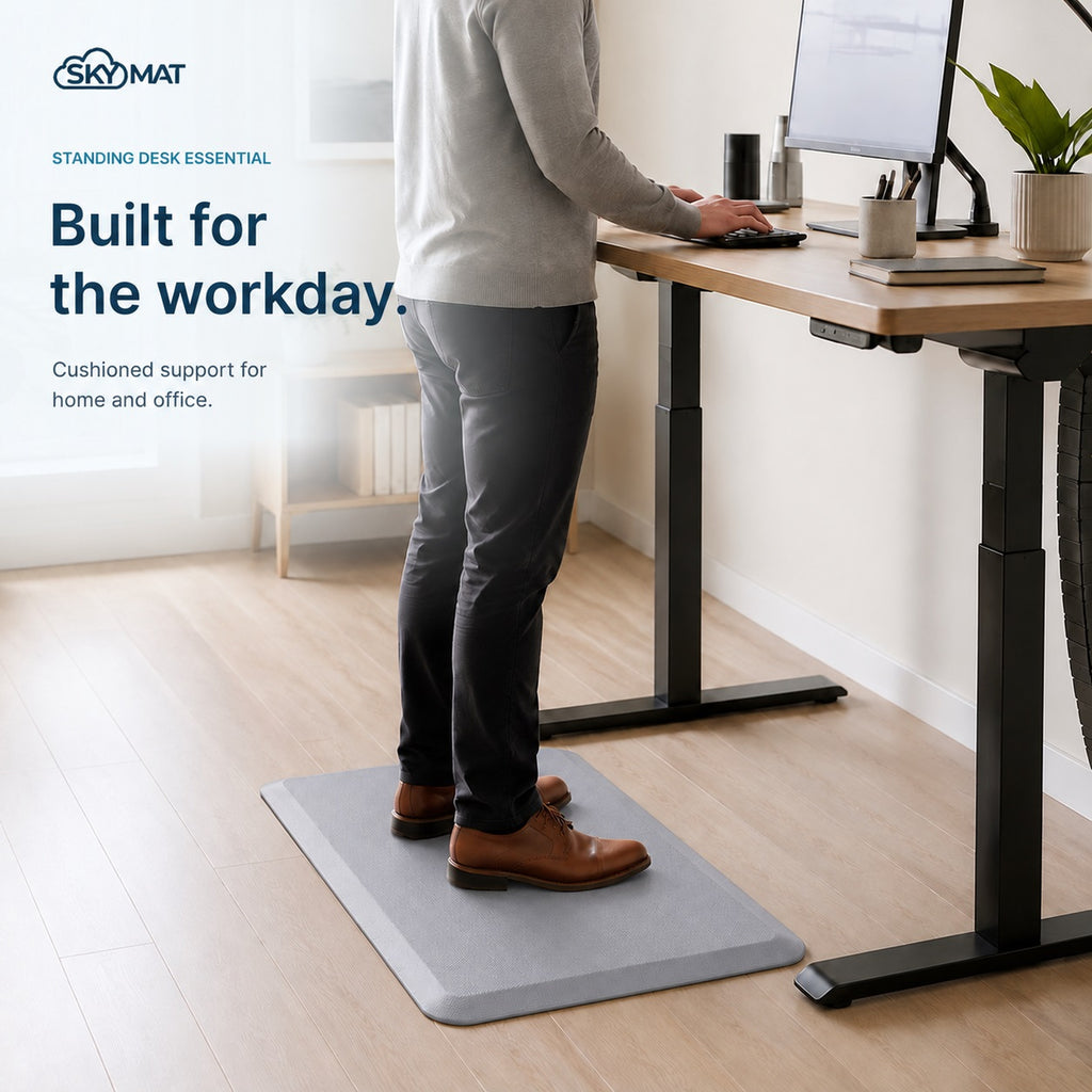 Sky Solutions Light Grey 20" x 39" mat — product detail 3