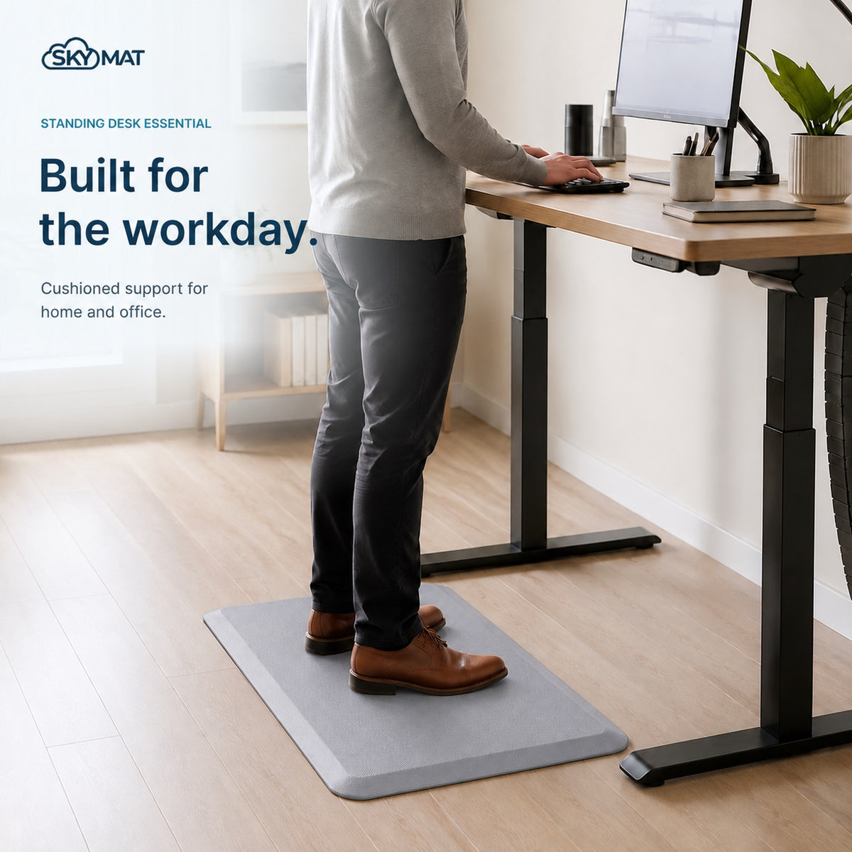 Sky Solutions Light Grey 20" x 39" mat — product detail 3